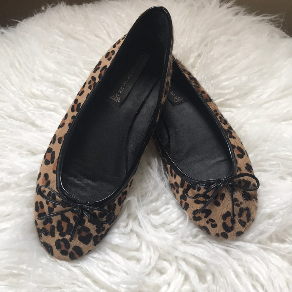 Steve Madden Faux Leopard Flats